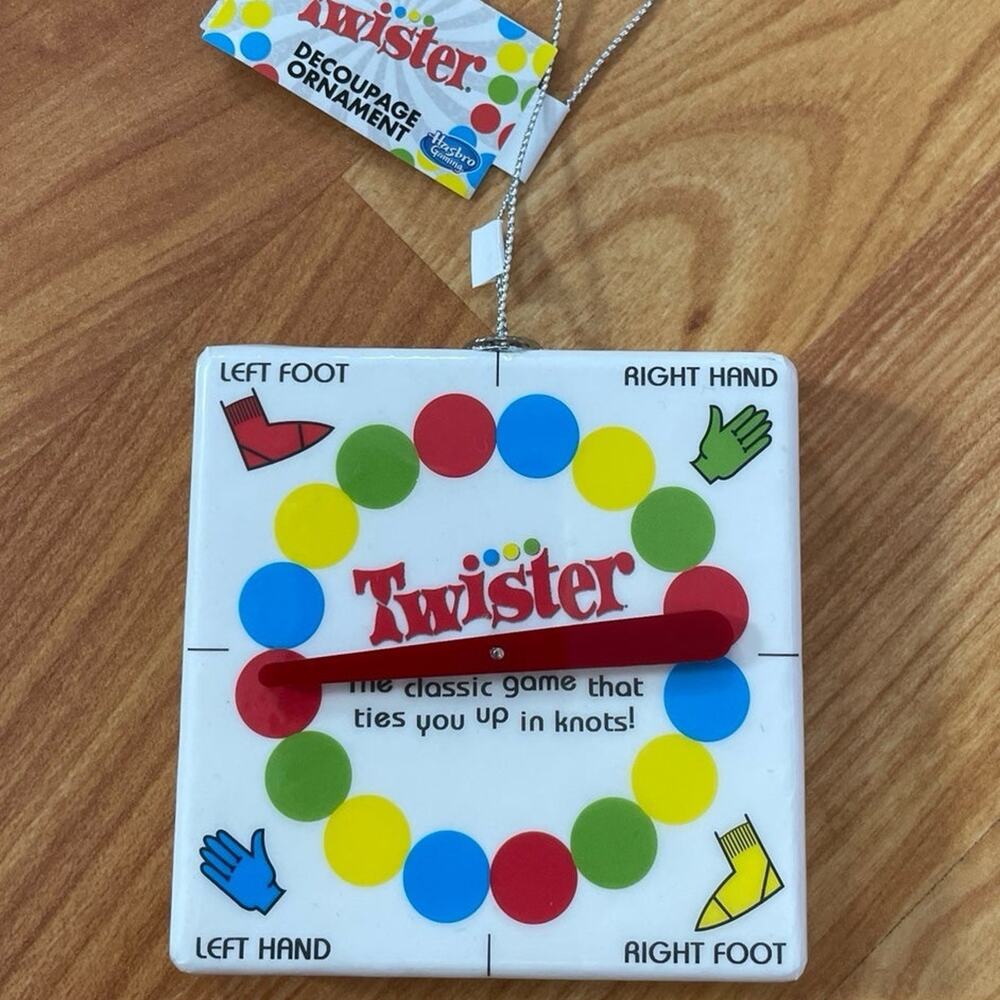 Decoupage Twister Ornament
